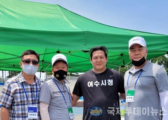 5. 여수시청 육상팀, 고성통일 전국육상대회서 금메달 3개 ‘쾌거’(정일우).JPG