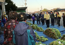 송귀근 고흥군수, 마늘재배 농가 현장 찾아 격려