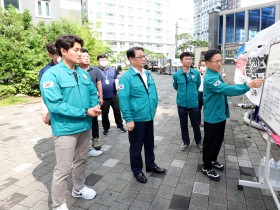 인천시의회 건설교통위원회, 서구 전기차 화재현장 확인